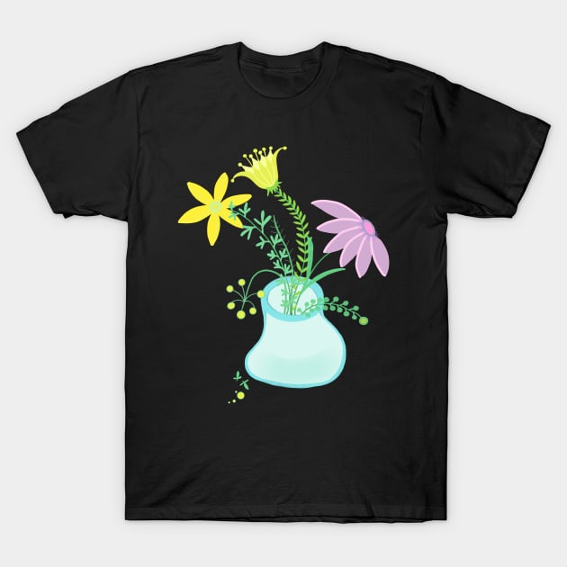 DELICATE FLOWERS T-Shirt by aroba